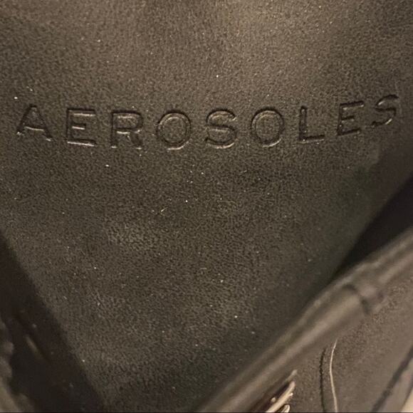 Aerosoles Boots Women's Dark Grey Amie Combat Side Zip Sz 12M - Picture 12 of 12